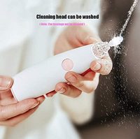 Nettoyeur d'oreilles à aspiration pour bébés et adultes, étanche, conception spirale, alimenté par batterie, kit d'outils de nettoyage d'oreilles en silicone à aspiration douce pour femmes