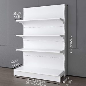 Estanterías de Supermercado, Estanterías de Almacenamiento, Estanterías Gondola para Supermercados, Estantes Metálicos para Tiendas, Estanterías Gondola, Estanterías de Exhibición - Product Image 3