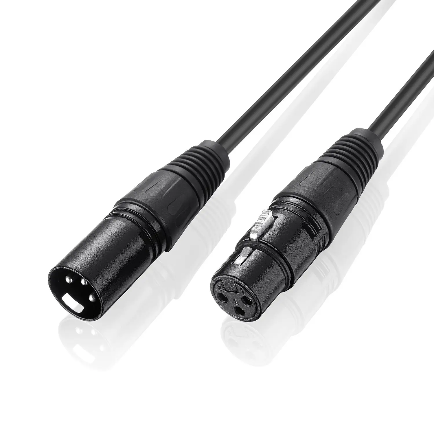 3 Kaki Tahan Lama Fleksibel Noise-Cancelling 3-Pin XLR Snake Patch Kabel Standar XLR Pria Ke Wanita Kabel Mikrofon Seimbang