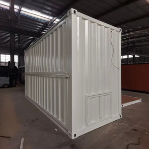 Esta casa contenedor desmontable de 20 pies es una casa prefabricada plegable de un solo lado, adecuada para ser utilizada en cafeterías. - Product Image 5