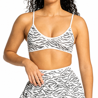 Ensemble de yoga 2 pièces sans couture pour femme, haut dos nu et short cycliste taille haute, tenue de sport