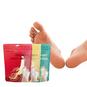 Fabricant de patchs pour les pieds en gros, transfrontalier, patchs pour les pieds à la lavande, à l'armoise anglaise, au gingembre, au ginseng et au thé vert, OEM, style Pékin ancien - Product Image 1