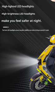 Motos électriques et trottinettes électriques d'extérieur pour adultes, 72V 2000W, haute vitesse, autonomie de 90 km sur une seule charge, vente en gros à prix abordable - Product Image 6