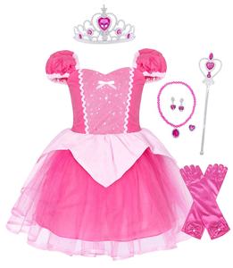 Vestido de princesa Rapunzel de alta calidad para fiesta película personajes <span class=keywords><strong>enredados</strong></span> Cosplay niñas vestido de fiesta de cumpleaños para 1-4 años - Product Image 6