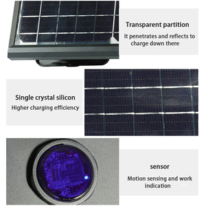 Đầy Đủ Điện 120W Năng Lượng Mặt Trời Powered An Ninh Đường Phố Đèn Tất Cả-Trong Một Wifi 4G Nhôm Năng Lượng Mặt Trời Dẫn Ánh Sáng Đường Phố Với CCTV 1080P Máy Ảnh - Product Image 3