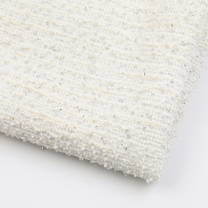 <span class=keywords><strong>Tissu</strong></span> jacquard en <span class=keywords><strong>tweed</strong></span> extensible blanc de haute qualité, fil slub teint en pièce, design classique, pour manteau de garçon et de fille - Product Image 1