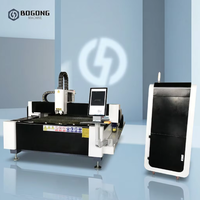BOGONG CNC 1530 Nouvelle machine de découpe laser à fibre robuste 1500W-6000W 30mm 80m/min Refroidie par eau Contrôle Cypcut IA Haute Sécurité