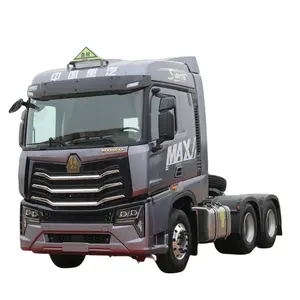 Penjualan terlaris truk berat HOWO Max 510hp 6X4 AMT Diesel otomatis Euro 6 howo traktor truk bekas dijual