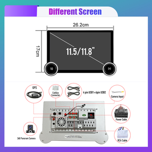 Autoradio Android DIAMOND 2K con Schermo Qled da 10.1/10.33/11.5/11.8 Pollici, Lettore <span class=keywords><strong>DVD</strong></span>, Navigatore GPS, <span class=keywords><strong>Stereo</strong></span> <span class=keywords><strong>Auto</strong></span> 2 Din - Product Image 4