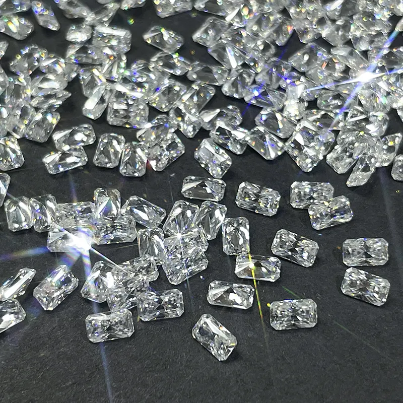 Starsgem alta qualità DEF Color VS Clarity forma radiante Melee Stone Loose HPHT Lab Grown Diamond