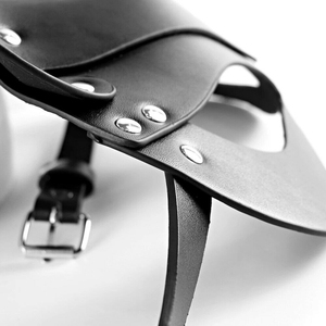 Leather Catwoman Cosplay Adult Halloween Carnival Masquerade <b>Eye</b> Collar Sex <b>Toy</b> and SM Mask for Women Fashion Accessories - Product Image 5