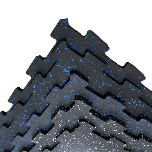Dalles de caoutchouc emboîtables recyclées <span class=keywords><strong>haute</strong></span> densité, durables et de <span class=keywords><strong>haute</strong></span> qualité, 15 mm, écologiques, amortissantes, pour salle de sport, aire de jeux, <span class=keywords><strong>garage</strong></span> - Product Image 1