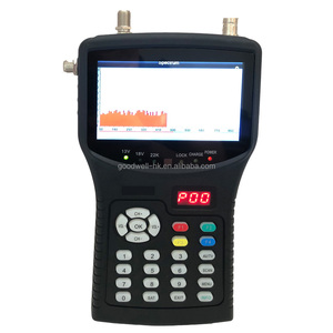 Handheld Analisador de Espectro & CCTV Monitor suporte DVB-S/S2 + T/T2 + C 4.3 Polegada Portátil Digital HD Satellite Finder Medidor - Product Image 2