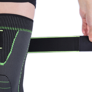 <span class=keywords><strong>Rodillera</strong></span> Deportiva Transpirable de Nylon con Correas Ajustables, Compresión y Protección para Pierna y Pantorrilla - Product Image 6
