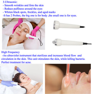Máquina de terapia por pulverización de alta frecuencia para terapia ultrasónica, producto de belleza Facial multifunción, 2 unidades - Product Image 4