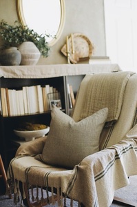 Funda de Almohada de Lino con Patrón Festivo Sólido de 18x18 Pulgadas, Logotipo Personalizado Mi Enterprises, Estilo Rústico para Hogar, Hotel, Hospital - Product Image 3