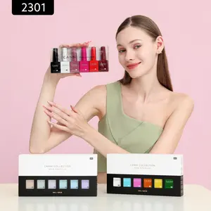 2024 CANNI 9ml Hema Free UV Gel Nail Polish 6pcs/Set Esmaltes Nail Salon Soak Off UV Gel Polish Nail Art varnish set