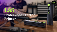 Phomemo L85 Printer Stencil Tato Layar Sentuh Besar, Pencetakan Multi-Ukuran dengan 100 Lembar Kertas Transfer Premium untuk Seniman Profesional