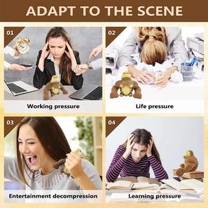 EPT mainan Fidget pasir peregangan mainan monyet Squishy pereda stres gorila Remas Orangutan - Product Image 5