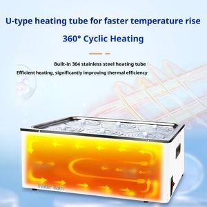 صندوق حمام مائي كهربائي من إنيي مع شاشة رقمية عالية الدقة، خزان من الفولاذ المقاوم للصدأ بدرجة حرارة ثابتة للمختبرات - Product Image 4