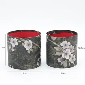 Free Design Custom Black White Packaging Flower Boxes Biodegradable With Logo Packaging For Varied Flowers Bouquet