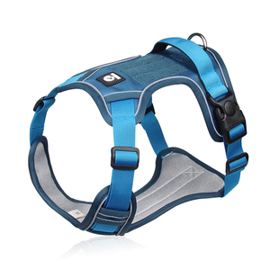 Kingtale hiçbir çekme koşum ile nefes spor koşum sap-köpek tasması evcil hayvanlar için kolay kontrol için yansıtıcı ayarlanabilir - Product Image 2