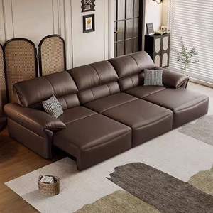 <span class=keywords><strong>Canapé</strong></span> en cuir de luxe haut de gamme à bas prix pour la maison Combinaison de salon <span class=keywords><strong>canapé</strong></span>-<span class=keywords><strong>lit</strong></span> électrique <span class=keywords><strong>canapé</strong></span> rétractable - Product Image 1