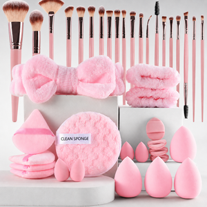 Colección <span class=keywords><strong>de</strong></span> 48 Brochas <span class=keywords><strong>de</strong></span> <span class=keywords><strong>Maquillaje</strong></span> Profesionales Completas con Bolsa <span class=keywords><strong>de</strong></span> Lavado, Brochas para Rostro y Detalle <span class=keywords><strong>de</strong></span> Ojos, Logotipo Personalizado OEM - Product Image 2