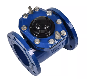 수평 설치 플랜지 터빈 물 미터 전자 Rs485 Mbus 관개 물 미터 - Product Image 3