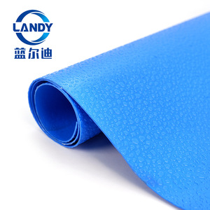 แผ่นรองสระว่ายน้ำแลนดี้ PVC รูปทรงสี่เหลี่ยมผืนผ้า กันลื่น สำหรับใช้ในสวนน้ำ - Product Image 1