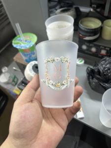 Bicchieri Flessibili Opachi Infrangibili con Stampa Digitale a Colori Personalizzata per Bomboniere Matrimoniali - Product Image 5