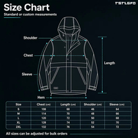Veste à capuche imperméable personnalisée, coupe-vent épais, imperméable en tissu technique, ensembles de vêtements pour hommes, fabricants en gros