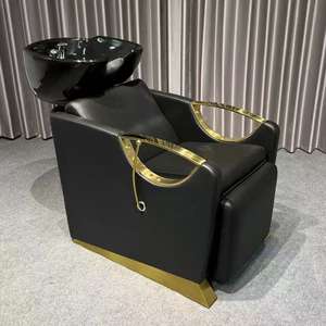 Salon Beauty Furniture Shampoo Bowl and Chair <b>Set</b> for Salon Washing Shampoo Chair Services for Export - Product Image 2