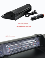 Vente en gros de feux de signalisation d'urgence LED pour voiture, feux de signalisation de danger clignotants, feux de signalisation de danger clignotants COB rouge bleu pour voiture