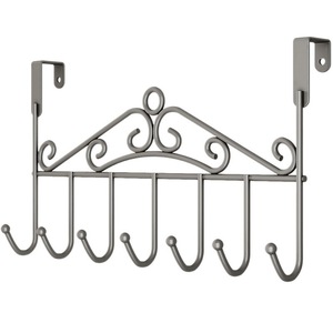 Over Door <b>Clothes</b> Rack 3.5 4.5Cm Thickness Wall Mounted For Bedroom Storage With Hooks - Product Image 3
