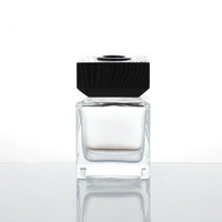 Portable 120ML épaissi Transparent parfum rotin Diffusion bouteille Spot fleur Arrangement désodorisation avec bouchon joint