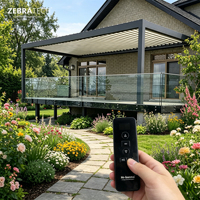 Pergola en aluminium toutes saisons avec des caractéristiques écologiques et un certificat Green Guard pour une utilisation commerciale en extérieur