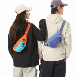 กระเป๋าคาดเอวไนลอนแบบ unisex กันน้ำ พร้อมซิปปิด กระเป๋าสะพายข้างสำหรับผู้ชาย เหมาะสำหรับกิจกรรมกลางแจ้งและธุรกิจ - Product Image 6