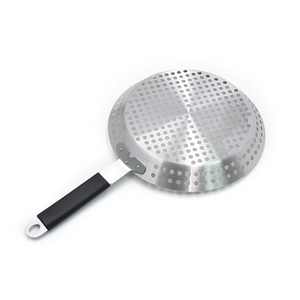 Cesta Redonda para Asar con Asa, Cesta para Asar de Acero Inoxidable, Accesorio de Cocina Duradero para Barbacoa, para Parrillas de Carbón y Gas - Product Image 6
