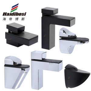 Haidibosi Zinc Alloy Glass Shelf Support <b>Bracket</b> Duckbill Clip 3-35mm Durable Modern Simple Design - Product Image 1