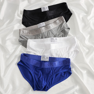 Calzoncillos de Modal para <span class=keywords><strong>Hombre</strong></span>, Sin Abertura, con Bolsa de Soporte, Suaves y Cómodos, Paquete de 4, ODM OEM, Personalizados, al por Mayor - Product Image 2