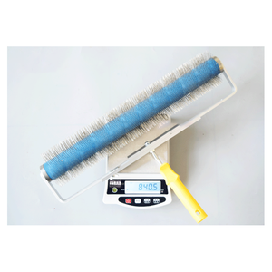 2024 Steel <strong>Spiked</strong> <strong>Roller</strong> Screeding Compound Remove Bubble Smooth Floor <strong>Roller</strong> With Splash Guard - Product Image 4
