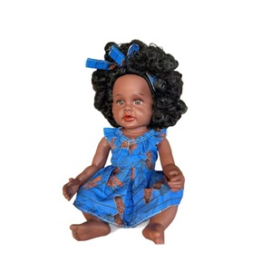 Muñeca Negra Africana de 12 Pulgadas para Comercio Exterior, Muñeca Bebé Reborn Realista de Vinilo para Niños de 4 a 6 Años - Product Image 5