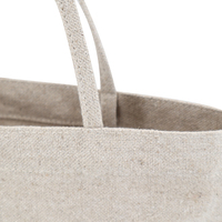 Sac écologique en lin naturel robuste, sac fourre-tout pour courses, en lin, naturel, sac à bandoulière de transport pour épicerie, 100%