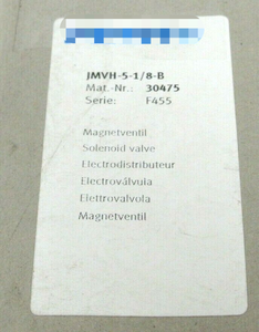 न्यूवेवो Jmvh-5-<span class=keywords><strong>1</strong></span>/8-b 30475 इलेक्ट्रोवुल्लोजा jmvh518b प्रोग्रामिंग नियंत्रक औद्योगिक स्वचालन - Product Image 3