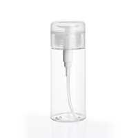 Vente en gros de flacons distributeurs à pompe en plastique de 200 ml et 300 ml pour dissolvant de vernis à ongles, toner, démaquillant, emballage cosmétique