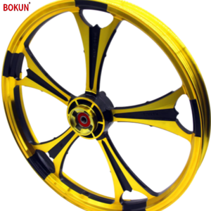 Rines de Motocicleta de Aleación de Aluminio Forjado de Cinco Radios Color Dorado Serie <span class=keywords><strong>BOKUN</strong></span> GN125, Envío Directo de Fábrica - Product Image 2