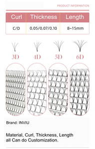 Coréen PBT Matériel Offres Spéciales De Qualité Supérieure Premade Volume <span class=keywords><strong>Extension</strong></span> De <span class=keywords><strong>Cils</strong></span> Ventilateurs Prix Usine Fournisseur - Product Image 4
