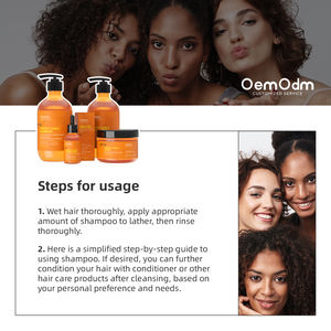 Produits de soins capillaires de marque privée pour adultes Ensemble de shampoing et après-shampoing bio, soin nourrissant et bouclé - Product Image 4