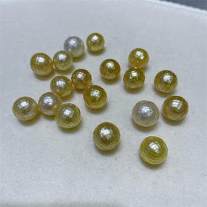 ไข่มุกเซมิร์ ขนาด 11-12 มม. ไข่มุกน้ำเค็ม นันยาง ทอง ลูกปัดงานฝีมือญี่ปุ่น ไข่มุกฮวา แกะสลัก ลูกปัดแบบกระจาย - Product Image 2